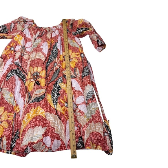 ELIZABETH and James Dress Belted Uptown Casual Day Glow Marika Garden - Picture 12 of 14